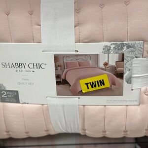 Shabby Chic Twin Quilt Set -